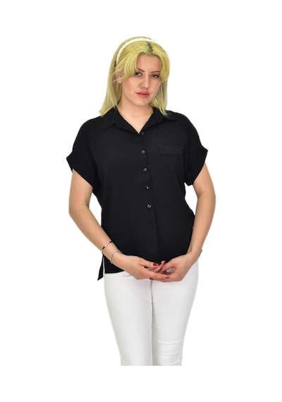 Kadın Ayrobin Kısa Kol Gömlek Bgl-st03695 001