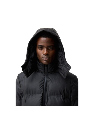 Hunter Bretton Sonic Welded Pu Puffer Coat 6000 Siyah