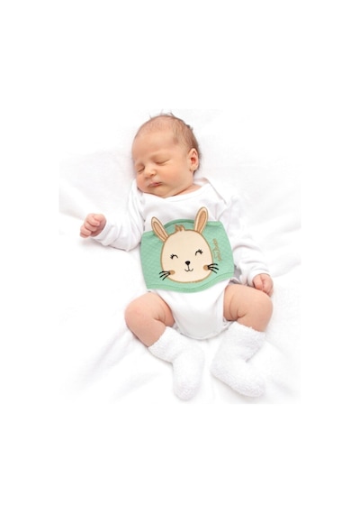 Sevi Bebe Gaz  Kiraz Çekirdekli Bebek Bel Bandı Mint Mommyslab 769296073659