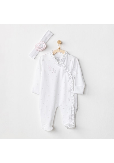 Andywawa Beyaz Bebek Tulum Takım - Andywawa - Beyaz - 6-9 Ay - Ac24653-beyaz-6-9 Ay Beyaz