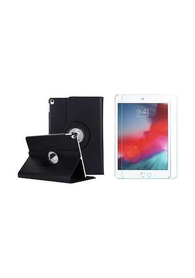 Ipad 8.uyumlu Nesil 10.2" A2428 A2429 A2430 360 Dönerli Standlı Kılıf + Ekran Koruyucu Kapaklı Kılıf