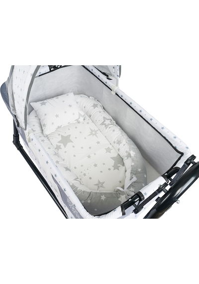 Btrend Babynest Yatak Ve Yastık+sallanır Sepet Beşik 2 Li Set-bej Bej