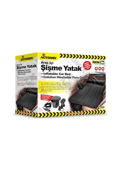 Automix Araç İçi Şişme Yatak 12v Pompa + Yastık Seti 44288