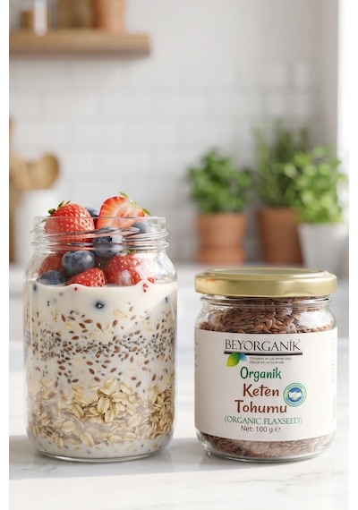 Beygurme Organik Keten Tohumu 100 G