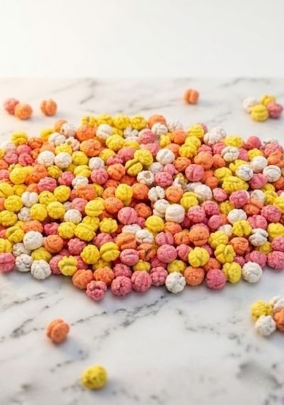 İpek Değirmen Renkli Şekerli Leblebi 1 kg Meyve Aromalı Çıtır Lüks Ekonomik Boy Gökkuşağı Leblebi