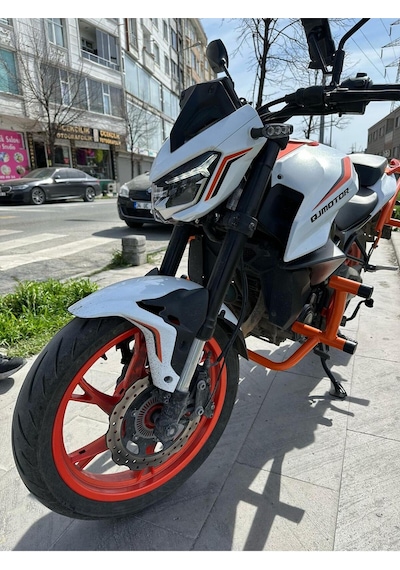 Qj Motor Trx 125 Ön Koruma Demiri Turuncu Uyumlu