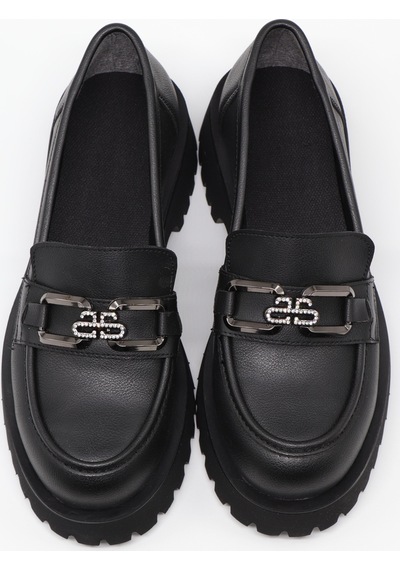 Nesilshoes Nesil Shoes Ermod 220 Siyah Makosen Kadın Ayakkabı