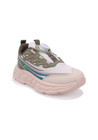 Marco Kids 05-26y518 Bej Yeşil Ortopedik Günlük Erkek Çocuk Spor Ayakkabı Bej