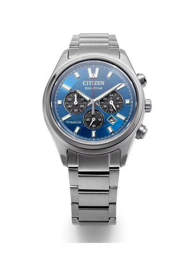 Citizen Super Titanium Eco-drive 40 Mm Quartz Saat Ca4750-51l Mavi