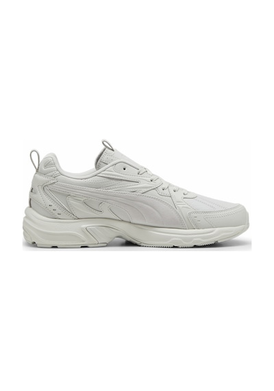 Puma Milenio Tech Deri Spor Ayakkabı Unisex Glacial Gray White Glacial Gray White