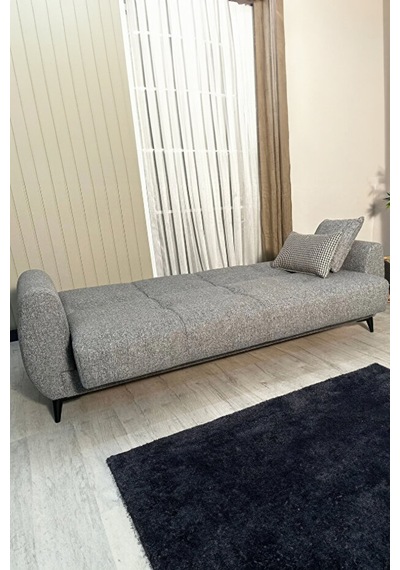 Soho Kanepe, 3 Lü Koltuk, Salon Oturma Odası Üçlü Kanepe Gri