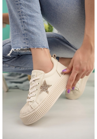 Nesil Shoes Dvm 3100 Bej Kadın Sneakers-bej Bej