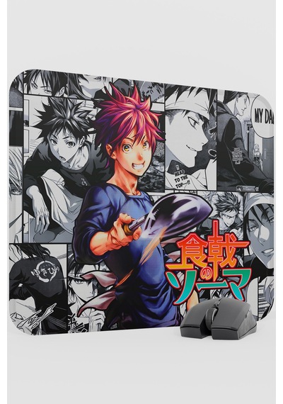 Food Wars Anime V2 - 48x40 Xl Gaming Kauçuk Kaymaz Taban Mouse Pad Fare Altlığı