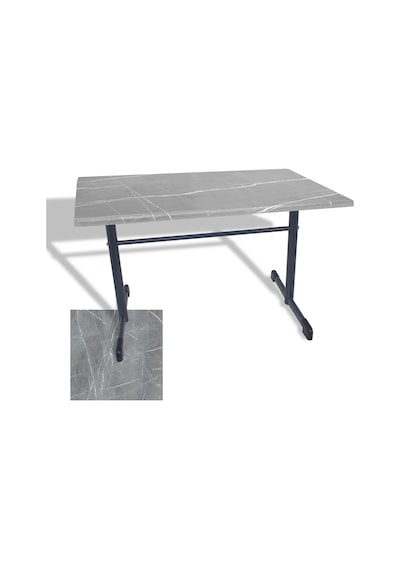 Halley Mutfak Masası 80x120 Esb Werzalit, Wermodin Ve Allzalit Tabla - Light Temperado Çok Renkli