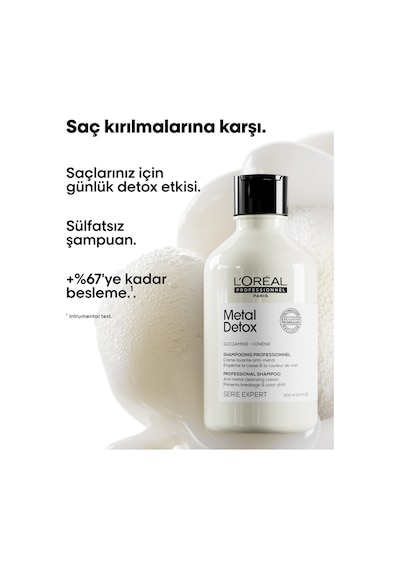 L'Oréal Professionnel Serie Expert Metal Renkli ve Açıcı ile Işlem Görmüş Saçlara Şampuan 300 ML
