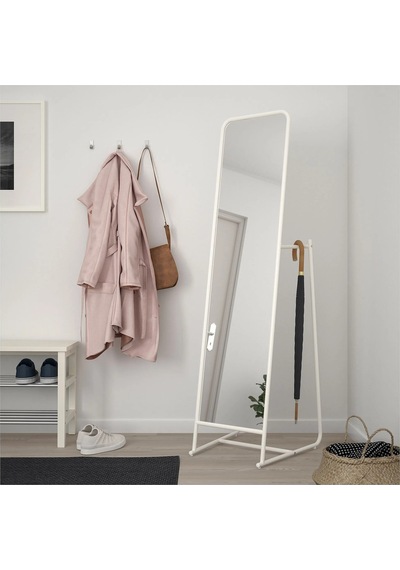 Ikea Beyaz Modern Ayna - Ayaklı Boy Aynası