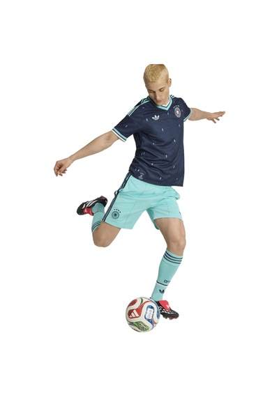 Jn2075-e Adidas Dfb Almanya 26 Deplasman Erkek Şort Ve Kapri Açık Mavi Jn2075-e