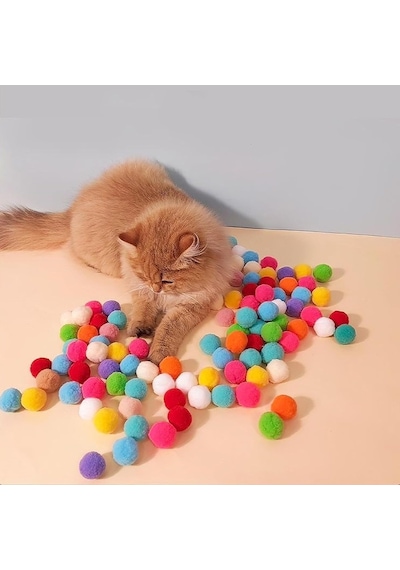 Sogud İnteraktif Kedi Oyun Tabancası Renkli Peluş Toplu Kedi Oyuncak Tabancası Eğlenceli Kedi Aktivite Oyun