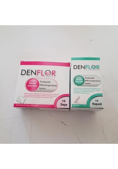 Denflor Takviye Edici Gıda 10 Saşe 10 Kapsül