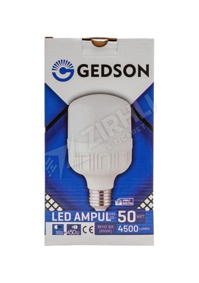 2 Adet Gedson Led Ampul Beyaz 50 Watt