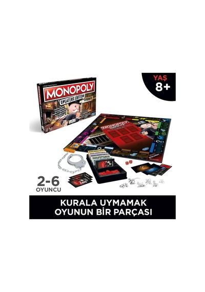 E1871 Hasbro Gaming - Monopoly Cheaters Edition +8 Yaş Belirtilmemiş
