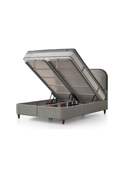 Cennet Yatak Aura Çift Kişilik Sandıklı Baza Başlık Seti Geniş Depolama Alanı Konforlu Kullanım 140 x 190 CM