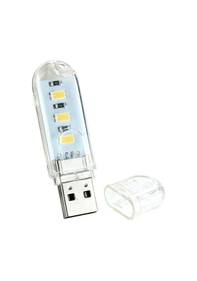 Taşınabilir Mini USB Led Lamba 3 LED 5730 SMD Kamp Stick Led