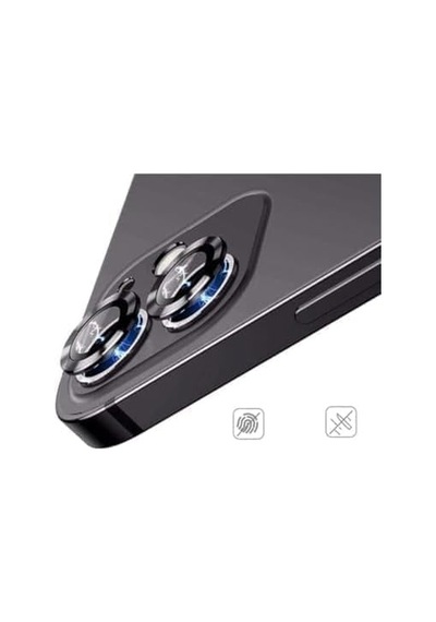 İphone 12 Pro Max Kamera Metal Lens Koruyucu Siyah Diğer