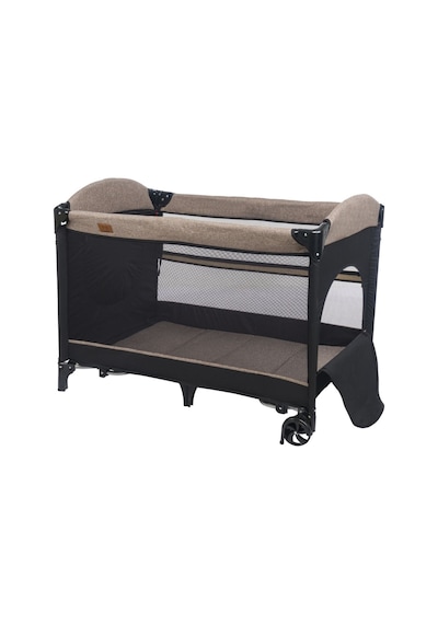 Mamma Ultimate Anne Yanı Organizerli Dönenceli Park Yatak Beşik 70 X 110 Cm. Kahverengi