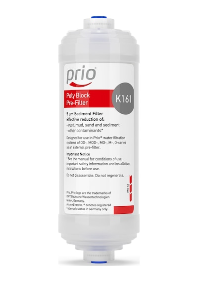 Prio K161 Tortu Blok Ön Filtre