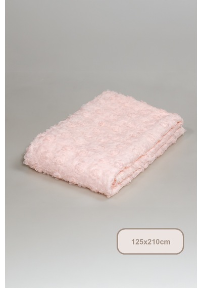 Elart Hasbahçe Masa Örtüsü 3 Boyutlu 125x210 Cm Pudra Pudra