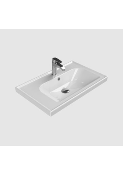 Turkuaz Seramik Frame 031100-U  Etajerli Lavabo 70 x 45 CM