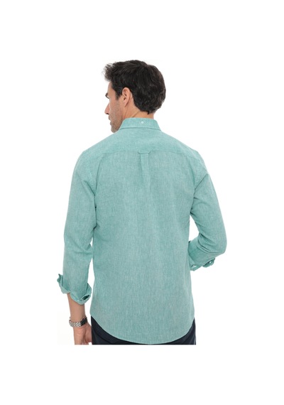 Slim Fit Uzun Kol Yaka Düğmeli Nefes Alan Keten Hediye Kutulu Erkek Gömlek Fs-004548 - Açık Yeşil-3246 Slim Fit Uzun Kol Yaka Düğmeli Nefes Alan Keten Hediye Kutulu Erkek Gömlek Fs-004548 - Açık Yeşil-3246