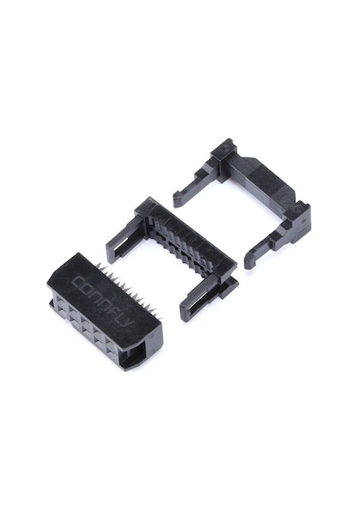 2x5 Pin Idc Konnektör 10 Pin Kablo Soketi 2.54mm 180 Derece Dişi Header Devre Pcb Bağlantı Parçası