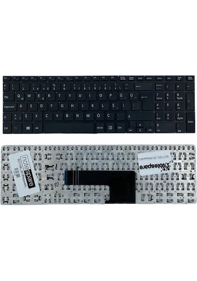 Sony Uyumlu Vaio Fit Svf15, Svf-15, Svf152, Svf153 Klavye Tr Siyah