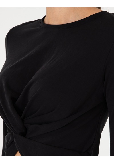 Pierre Cardin Kadın Siyah Bluz Örme 50296410-vr046 Siyah