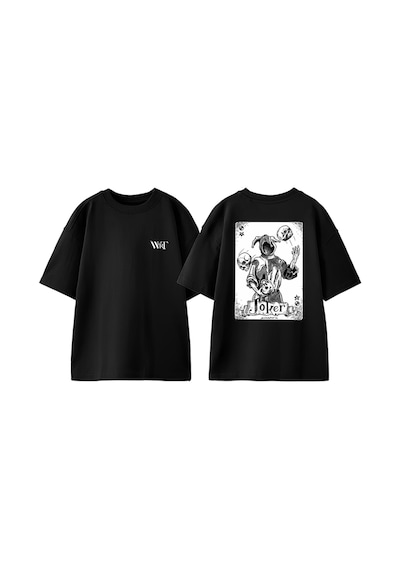 Thewert Joker Cart Kurukafa Tasarım Sırt Baskılı Pamuk Siyah Oversize T-shirt Thewert Joker Cart Kurukafa Tasarım Sırt Baskılı Pamuk Siyah Oversize T-shirt
