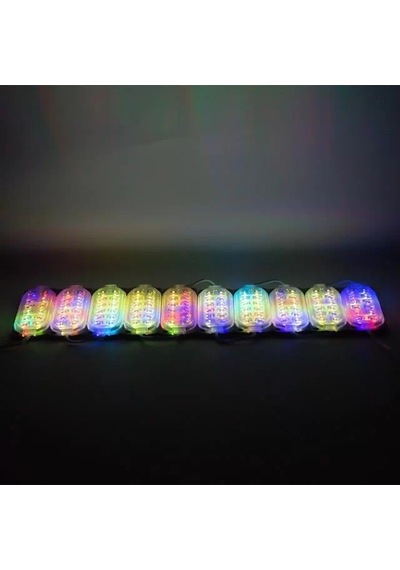Hubrendy Sh Powermaster Parlak Yanıp Sönen Rgb 24 Volt 1.2 Watt 2835 Modül Led
