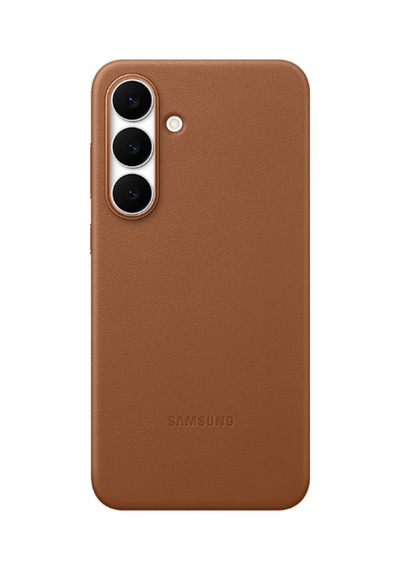 Samsung Galaxy S25 Fe Deri Kılıf - Taba