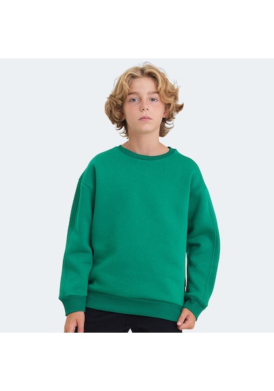 Slazenger LOGAN Çocuk  Yeşil Sweatshirt