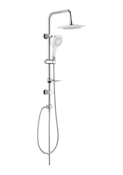 Beyazsu Beyaz Lüx Duş Robotu Tepe Yağmurlama Duş Seti Ikili Duş Banyo Seti 1. Kalite Duşluk Diğer