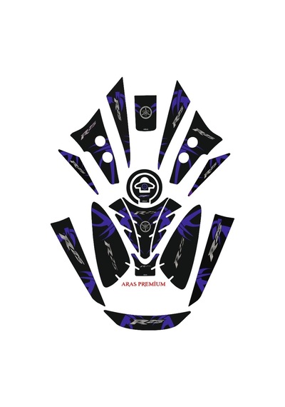 Yamaha R25 2019-2024 Uyumlu Tank Pad Seti Çok Renkli 20237955