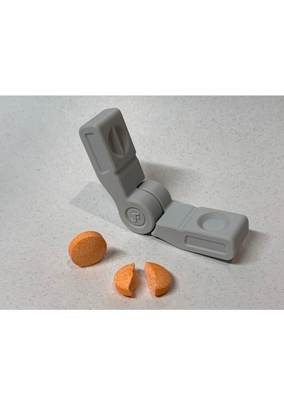 Mini İlaç Bölücü 3d Baskı Hap Kesici Tablet Bölme Aparatı Taşınabilir