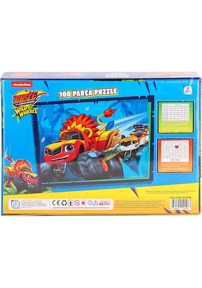 Laço Kids Blaze 100 Parça Kutu Puzzle Bl0048