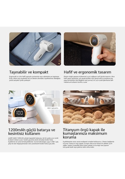 Daivin Lintlift Tüy Toplama Makinesi Beyaz