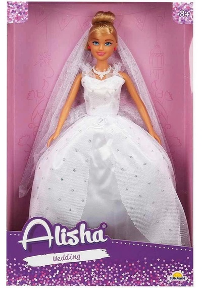 3381 Sun-rst-sıs-gelinlikli Manken Bebek Alisha 29 Cm - Diğer