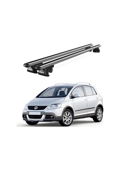 Venüs Volkswagen Golf Cross 2006-2014 Uyumlu Gri Ara Atkı Port Bagaj Tavan Barı