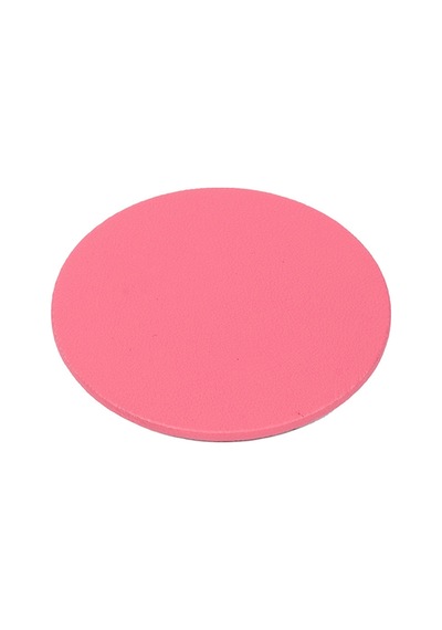 Pembe Oval Deri Bardak Altlığı Pembe