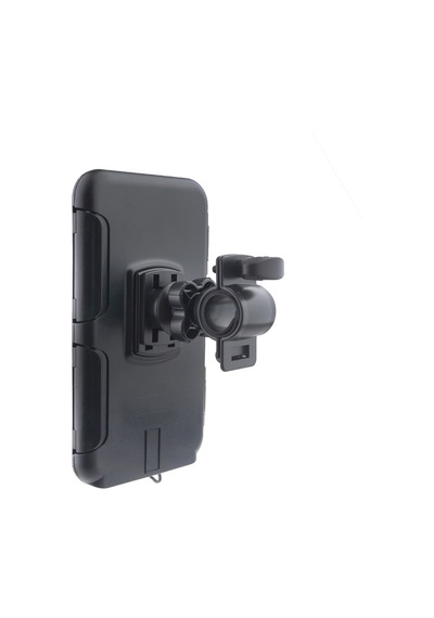 Teknonet Pfs-bk Bisiklet-motosiklet 360 Dönerli Telefon Tutucu - Siyah Siyah