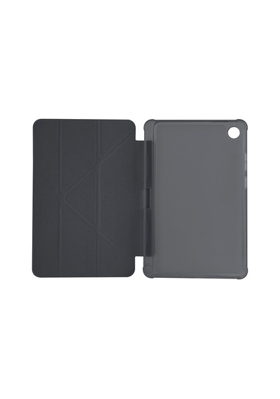Lenovo Tab One 8.7 2025 Tb-305fu Uyumlu Kalem Bölmeli Dönebilen Üçgen Standlı Tri Folding Tablet Kılıfı - Siyah - T41659